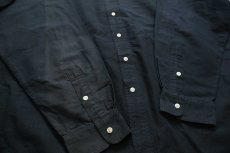 画像6: 00s ラルフローレン BLAKE ワンポイント ボタンダウン コットンシャツ 黒 フェード XL (6)