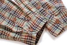 画像6: 00s patagoniaパタゴニア Pima Cotton Shirt チェック オーガニックコットンシャツ ERK L (6)