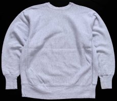 画像2: 90s Championチャンピオン COLORADO FOOTBALL アメフト オレンジ刺繍 リバースウィーブ スウェット 杢グレー (2)