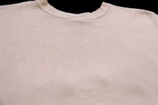 画像6: 90s USA製 Championチャンピオン スクリプト ビッグロゴ刺繍 ブリーチ リバースウィーブ スウェット クリーム L (6)