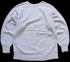 画像2: 90s USA製 Championチャンピオン OCCIDENTAL LACROSSE リバースウィーブ スウェット 杢グレー (2)