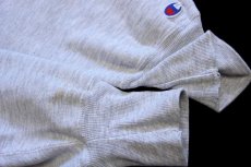 画像8: 90s USA製 Championチャンピオン スクリプト ロゴ USA オリンピック 刺繍 リバースウィーブ スウェット 杢グレー L (8)