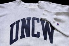 画像3: 90s メキシコ製 Championチャンピオン UNCW リバースウィーブ スウェット 杢グレー XXL★特大 (3)