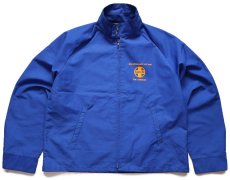画像1: 80s USA製 SPORTSMASTER Santa Fe MAINTENANCE OF WAY LOS ANGELES ジャケット 青 L (1)