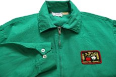 画像3: 60s USA製 PROTEXALL DE-PESTER パッチ付き コットンポプリン ジャケット 緑 M (3)