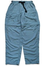 画像2: 90s REI 2WAY ジップオフ ナイロンパンツ 薄青緑 L★ショートパンツ ショーツ (2)