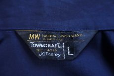 画像4: 70s JCPenney TOWNCRAFT 無地 ジャケット 紺 L (4)