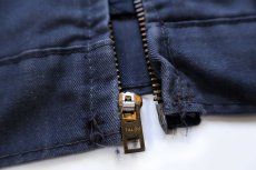 画像6: 80s USA製 RED KAPレッドキャップ RYDER Roger パッチ付き キルティングライナー ワークジャケット グレー L (6)