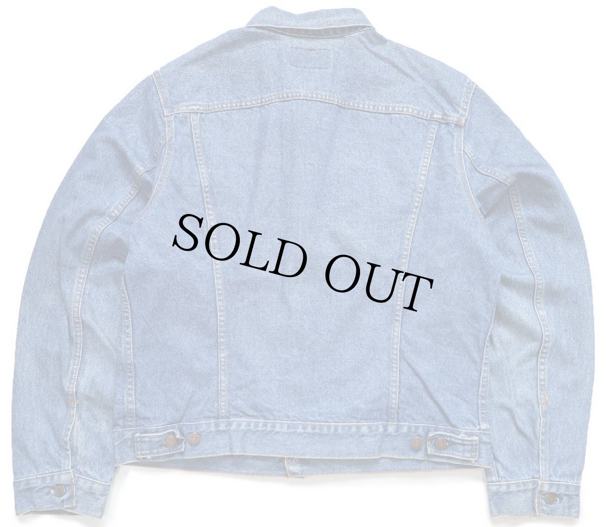 画像2: 80s USA製 Levi'sリーバイス 71506 デニムジャケット 4ポケット 46L★ロング (2)