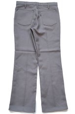 画像3: 90s USA製 Levi'sリーバイス 517 ポリエステルパンツ グレーブラウン W36 L31★148 スタプレ ブーツカット (3)