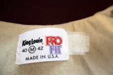 画像5: 80s USA製 King Louieキングルイ DrPepperドクターペッパー パッチ付き ナイロンジャケット ワインレッド M (5)