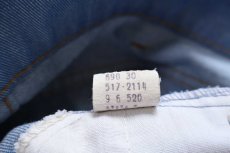 画像7: 80s USA製 Levi'sリーバイス 517 STA-PRESTスタプレ バットダイ デニムパンツ W33 L34★ブーツカット (7)