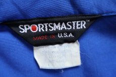 画像5: 80s USA製 SPORTSMASTER Santa Fe MAINTENANCE OF WAY LOS ANGELES ジャケット 青 L (5)