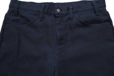 画像4: 90s USA製 Levi'sリーバイス 517 ポリエステルパンツ 黒 W34★スタプレ ブーツカット (4)