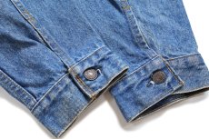 画像7: 80s USA製 Levi'sリーバイス 71506 デニムジャケット 4ポケット 46L★ロング (7)