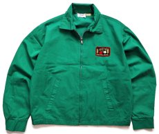 画像1: 60s USA製 PROTEXALL DE-PESTER パッチ付き コットンポプリン ジャケット 緑 M (1)