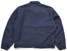 画像2: 80s USA製 RED KAPレッドキャップ RYDER Roger パッチ付き キルティングライナー ワークジャケット グレー L (2)