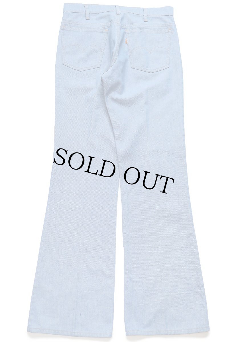 画像3: 80s USA製 Levi'sリーバイス 517 STA-PRESTスタプレ バットダイ デニムパンツ W33 L34★ブーツカット (3)