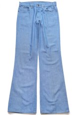 画像2: 80s USA製 Levi'sリーバイス 517 STA-PRESTスタプレ バットダイ デニムパンツ W33 L34★ブーツカット (2)