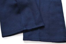 画像8: 90s USA製 Levi'sリーバイス 517 ポリエステルパンツ 紺 W36 L31★149 スタプレ ブーツカット (8)