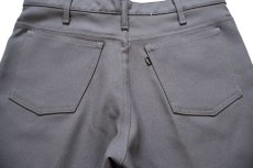 画像5: 90s USA製 Levi'sリーバイス 517 ポリエステルパンツ グレーブラウン W36 L31★148 スタプレ ブーツカット (5)