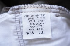 画像6: 90s USA製 Levi'sリーバイス 517 ポリエステルパンツ グレーブラウン W36 L31★148 スタプレ ブーツカット (6)