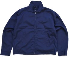 画像1: 70s JCPenney TOWNCRAFT 無地 ジャケット 紺 L (1)