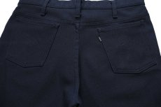 画像5: 90s USA製 Levi'sリーバイス 517 ポリエステルパンツ 黒 W34★スタプレ ブーツカット (5)