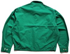 画像2: 60s USA製 PROTEXALL DE-PESTER パッチ付き コットンポプリン ジャケット 緑 M (2)