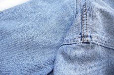 画像8: 90s カナダ製 Levi'sリーバイス 75505 ダメージ デニムジャケット 48 (8)