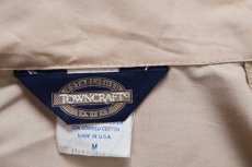 画像4: 80s USA製 JCPenney TOWNCRAFT 無地 ジャケット カーキ M (4)