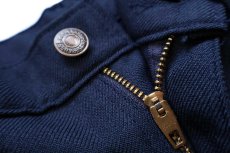 画像7: 90s USA製 Levi'sリーバイス 517 ポリエステルパンツ 紺 W36 L31★149 スタプレ ブーツカット (7)