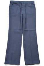 画像2: 90s USA製 Levi'sリーバイス 517 ポリエステルパンツ ダークグレー W36 L31★147 スタプレ ブーツカット (2)
