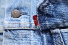 画像6: 80s USA製 Levi'sリーバイス 70506 ダメージ デニムジャケット 4ポケット ボロ (6)