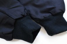 画像6: 英国製 UNKNOWN タータンチェックライナー ハリントンジャケット 黒 2XL★特大 (6)