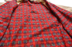 画像5: 80s Sears DWS刺繍 G9タイプ チェック ネルライナー ハリントンジャケット 薄茶 LT (5)