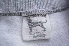 画像5: 90s USA製 The Black Dog ブラックドッグ リバースウィーブ スウェット 杢グレー L (5)