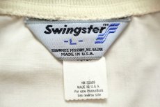 画像4: 80s USA製 Swingster SHERWIN Williams ロゴ刺繍 ジャケット アイボリー L (4)