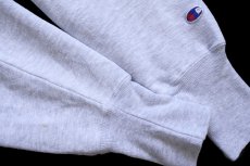 画像5: 00s メキシコ製 Championチャンピオン Jewel-Osco ロゴ刺繍 リバースウィーブ スウェット 杢グレー L (5)