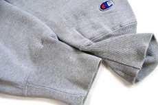 画像6: 90s USA製 Championチャンピオン スクリプト ビッグロゴ刺繍 リバースウィーブ スウェット グレー M★308 (6)
