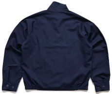 画像2: 70s Oakbrook Sportswear Sears 無地 マドラスチェックライナー ジャケット 濃紺 38 (2)
