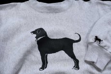 画像3: 90s USA製 The Black Dog ブラックドッグ リバースウィーブ スウェット 杢グレー L (3)