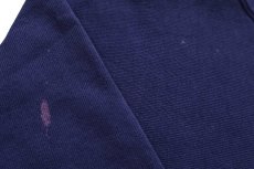 画像6: 90s USA製 Championチャンピオン スクリプト ビッグロゴ刺繍 リバースウィーブ スウェット ナス紺 XL★307 (6)