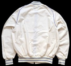 画像2: 80s USA製 Swingster SHERWIN Williams ロゴ刺繍 ジャケット アイボリー L (2)