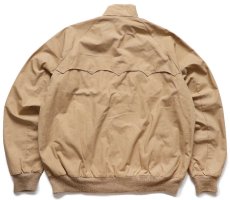 画像2: 80s Sears DWS刺繍 G9タイプ チェック ネルライナー ハリントンジャケット 薄茶 LT (2)