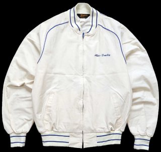 80s USA製 adidasアディダス ATP ジャージ ツートン 水色×紺 L