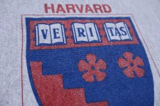 画像4: 90s USA製 Leeリー HARVARD VERITAS リバースウィーブ スウェット 杢グレー XL (4)