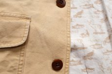 画像6: L.L.Bean 総柄 コットンライナー ダック地 フィールドコート タン XL-R★ジャケット ハンティング (6)