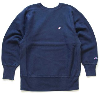 90s リバースウィーブ チャンピオン スウェット Champion ネイビー 90s USA製 Championチャンピオン ワンポイント リバースウィーブ