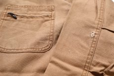画像7: L.L.Bean タータンチェック ネルライナー ダック地 フィールドコート 茶 XL-T★ジャケット ハンティング (7)